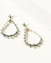 Image #1 - Paige Wallace Women's Tear Drop Earrings, Silver, hi-res