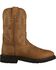 Ariat Sierra Saddle Western Work Boots - Round Toe, Aged Bark, hi-res