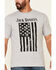 Image #3 - Jack Daniels' Men's Gray Bottle Banner Flag Graphic Short Sleeve T-Shirt , Grey, hi-res