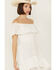 Image #3 - Shyanne Women's Off The Shoulder High-Low Dress, White, hi-res