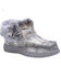 Image #1 - Lamo Footwear Girls' Cassidy Casual Shoes - Moc Toe, Grey, hi-res
