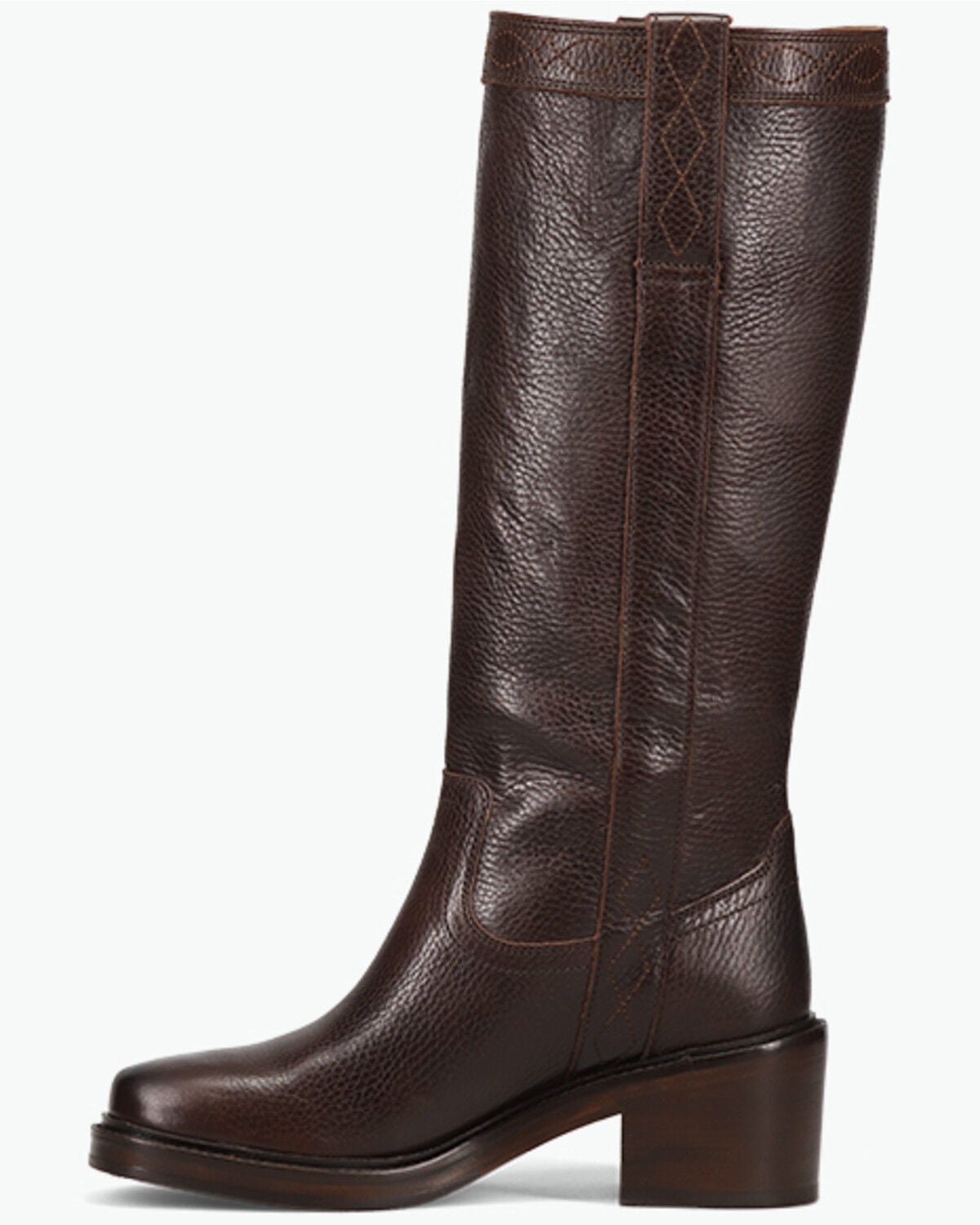 Image #3 - Frye Women's Kate Pull-On Wide Calf Fashion Boots - Round Toe, Dark Brown, hi-res
