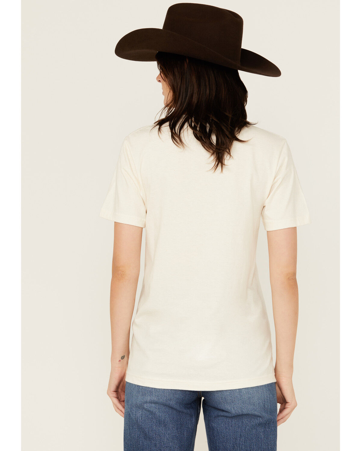 Image #4 - Rodeo Hippie Women's Dance Hall Darlin' Short Sleeve Graphic Tee, White, hi-res