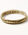Image #5 - Shyanne Women's Golden Skyland Multi Stone Stretch Bracelet Set - 4 Piece, Gold, hi-res