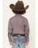 Image #4 - Ely Walker Boys' Cowboy Long Sleeve Snap Western Shirt, Blue, hi-res