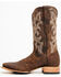 Image #3 - Tanner Mark Men's Exotic Full Quill Ostrich Western Boots - Broad Square Toe, Brown, hi-res