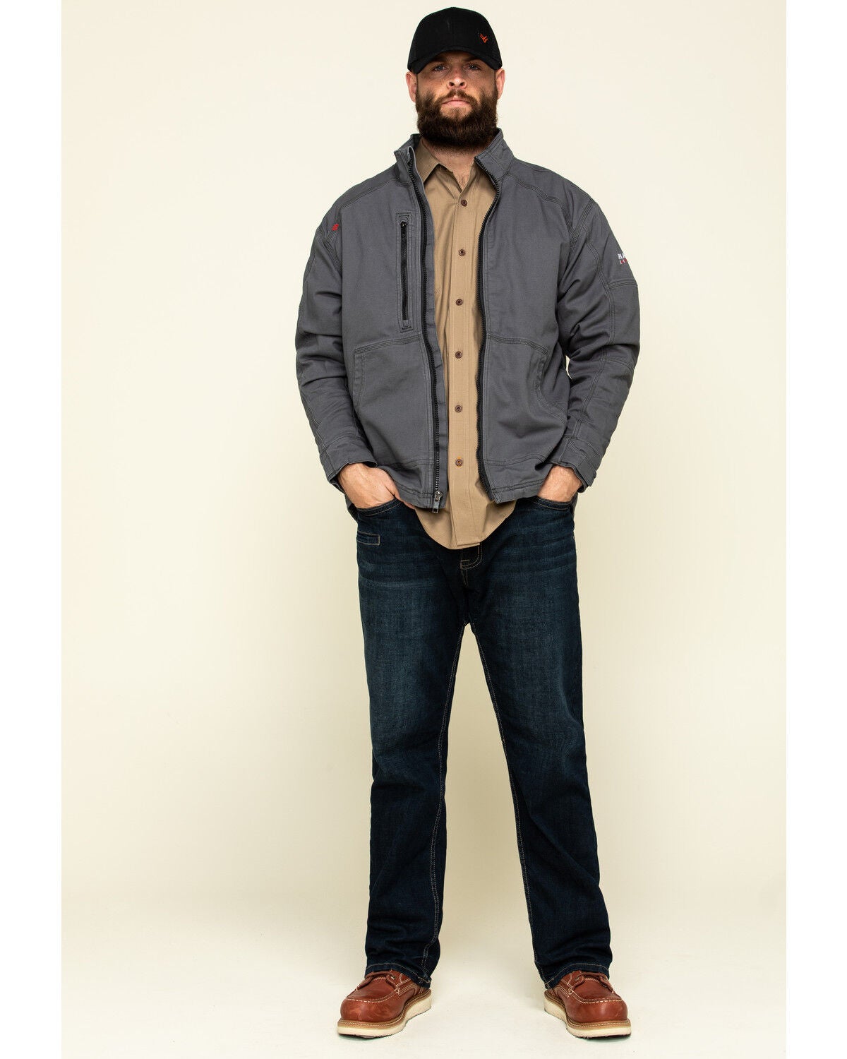ariat fr canvas stretch jacket