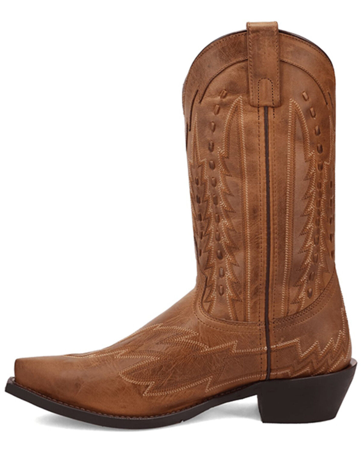 Image #3 - Laredo Men's Silverdale Western Boot - Snip Toe, Tan, hi-res
