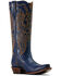 Image #1 - Ariat Women's Ellamore Tall Western Boots - Snip Toe, Blue, hi-res