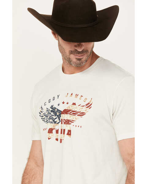 Image #2 - Cody James Men's Born Free Short Sleeve Graphic T-Shirt, Tan, hi-res