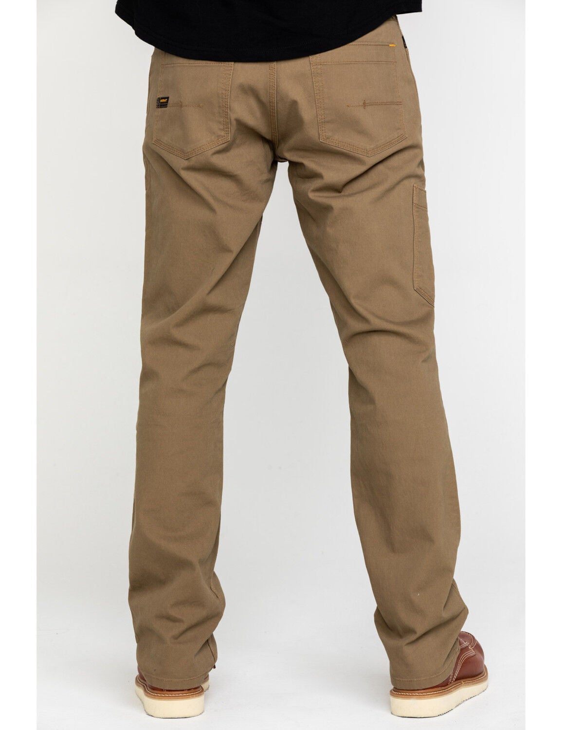 Image #3 - Ariat Men's Khaki Rebar M4 Made Tough Durastretch Straight Leg Work Pants, Beige/khaki, hi-res