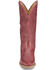 Image #4 - Justin Women's Josephine Western Boots - Snip Toe, Fuchsia, hi-res