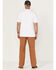 Image #3 - Lucky Brand Workwear Men's Double Knee Canvas Work Pants, Brown, hi-res