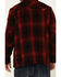 Image #5 - Hawx Men's Red Timberline Sherpa-Lined Flannel Work Shirt Jacket, , hi-res