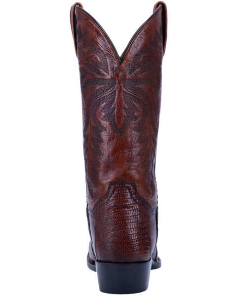 Image #5 - Dan Post Men's Winston Lizard Western Boots - Medium Toe, Brown, hi-res
