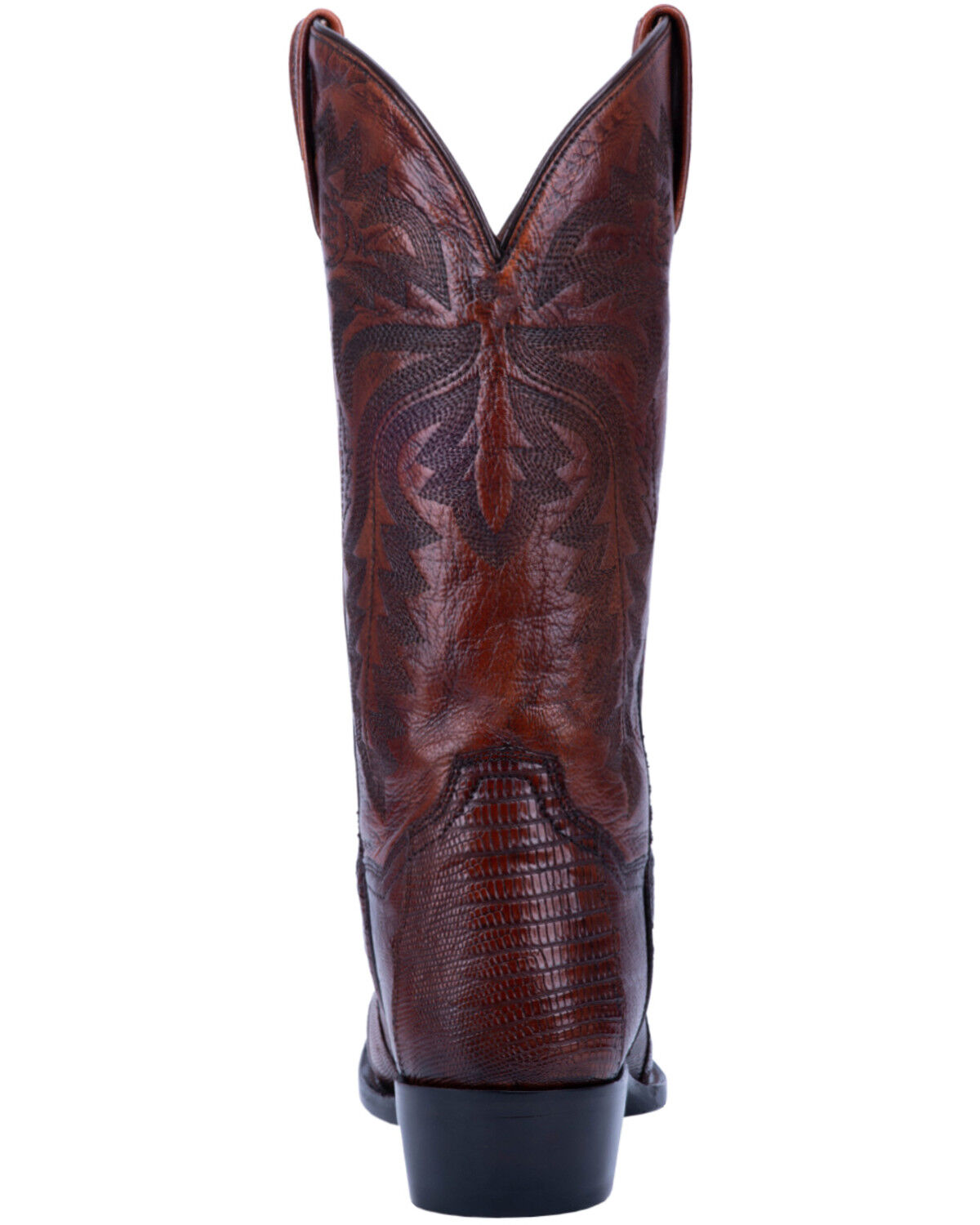 Image #5 - Dan Post Men's Winston Exotic Lizard Western Boots - Round Toe, Brown, hi-res