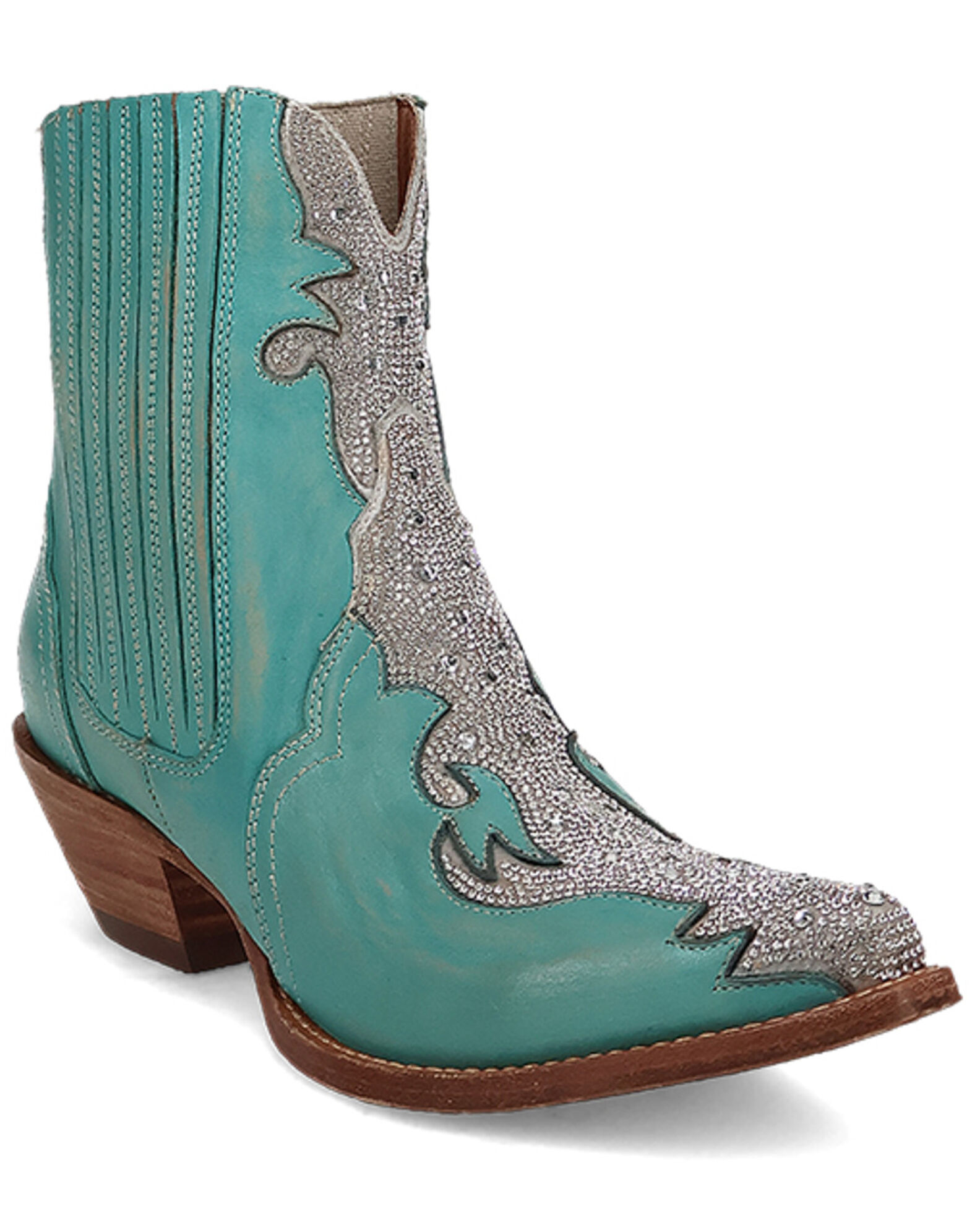 Dan Post Women s Crystal Booties Snip Toe Sheplers
