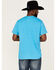 Image #4 - Cinch Men's Lead This Life Desert Night Graphic Short Sleeve T-Shirt, Blue, hi-res