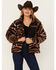 Wrangler Women's Tiger Print Sherpa Jacket , Multi, hi-res