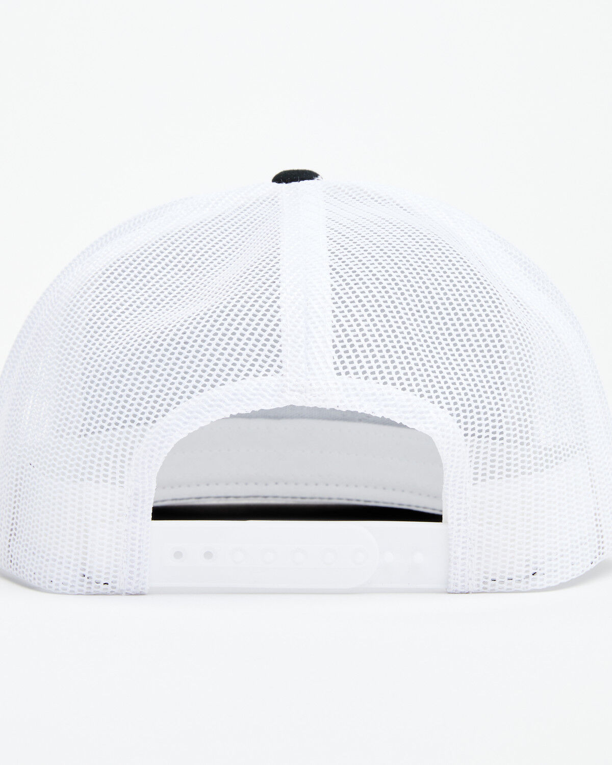 Image #3 - Lazy J Ranch Men's Red Ranch Logo Patch Mesh-Back Ball Cap, Black, hi-res