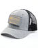 Howitzer Men's Iron Savage Patch Mesh-Back Ball Cap , Heather Grey, hi-res