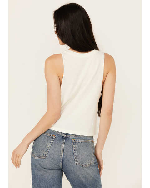 Image #4 - Wrangler Women's Jeans Logo Sleeveless Graphic Tank , White, hi-res