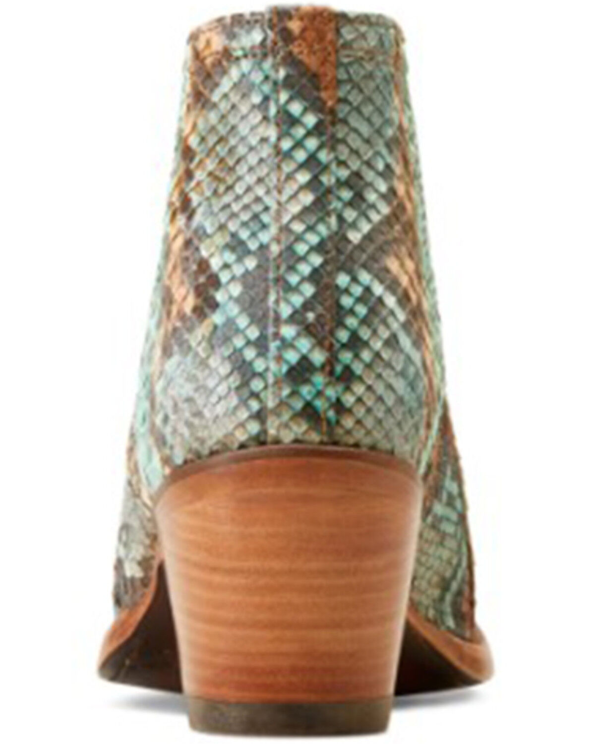 Image #3 - Ariat Women's Dixon Python Western Booties - Snip Toe, Blue, hi-res