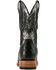 Image #3 - Ariat Men's Drifter Exotic Ostrich Western Boots - Broad Square Toe, Black, hi-res