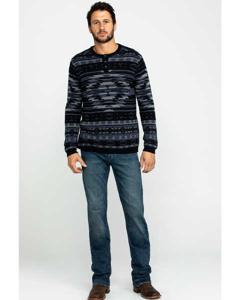 Image #6 - Moonshine Spirit Men's Durango Southwestern Print Sweater, Black, hi-res