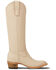 Image #2 - Lane Women's Plain Jane Tall Western Boots - Round Toe, Ivory, hi-res