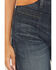 Image #2 - Ariat Women's Dark Wash Ultra High Rise Jill Wide Leg Stretch Denim Jeans, Dark Wash, hi-res