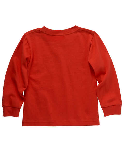 Carhartt Toddler Boys' Tractor Sweatshirt, Red, hi-res