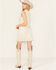 Image #4 - Rock & Roll Denim Women's Sleeveless Asymmetrical Fringe Dress, Natural, hi-res