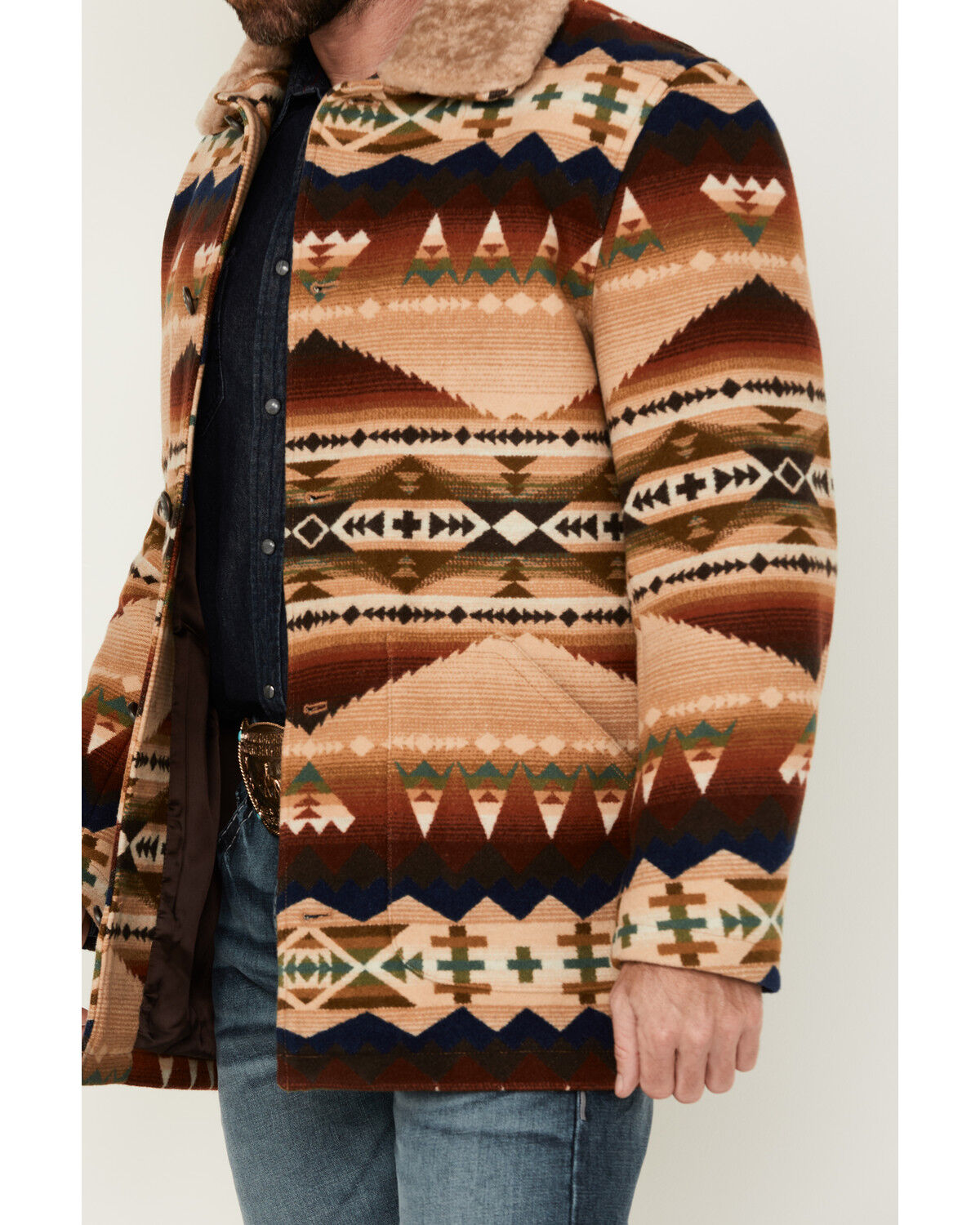 Image #3 - Pendleton Men's Brownsville Multicolored Print Coat, , hi-res