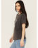 Image #2 - Blended Women's Cowboy Embroidered Graphic T-Shirt, Black, hi-res
