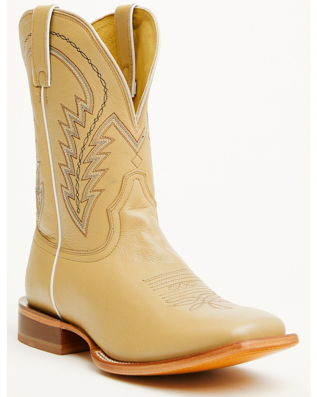 Image #1 - Tony Lama Men's Boot Barn Exclusive Clayton Blonde Western Boots - Broad Square Toe, Tan, hi-res