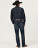 Image #3 - Rock 47 by Wrangler Men's Victor Dark Wash Slim Straight Stretch Denim Jeans, Dark Wash, hi-res