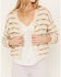 Image #4 - Molly Bracken Women's Striped Button Down Cardigan, Cream, hi-res