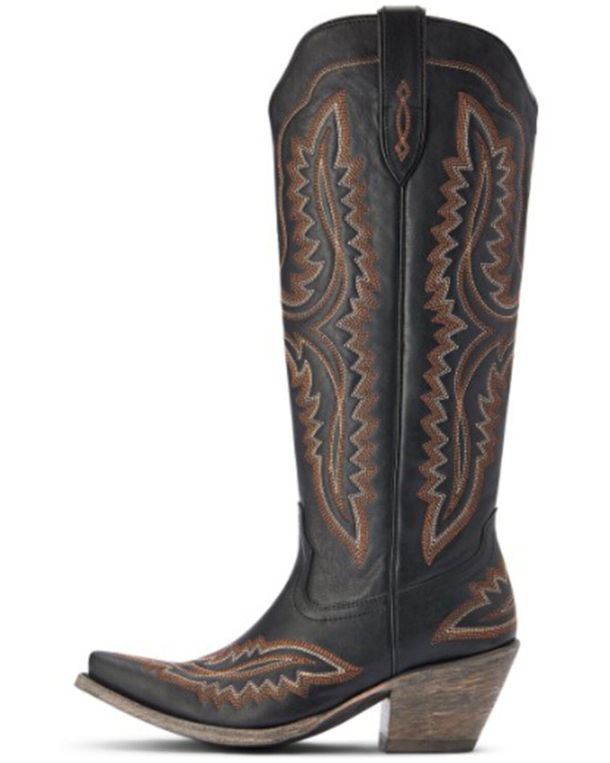 Image #2 - Ariat Women's Casanova Western Fashion Boots - Snip Toe, Black, hi-res