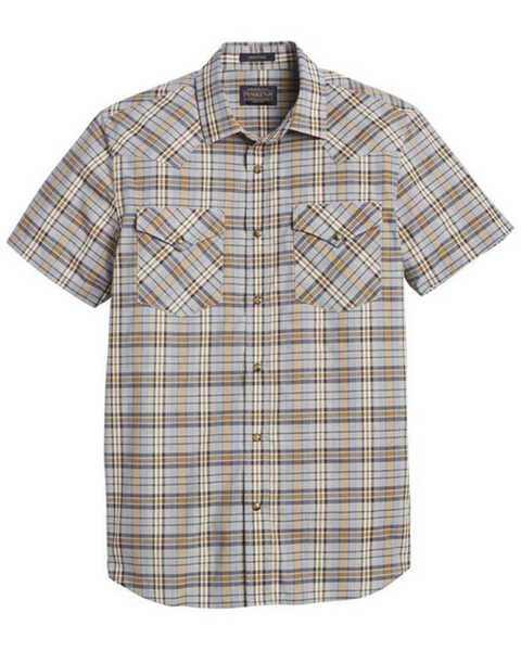 Image #1 - Pendleton Men's Frontier Plaid Western Shirt , Multi, hi-res