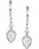 Montana Silversmiths Women's Poised Perfection Crystal Earrings, Silver, hi-res