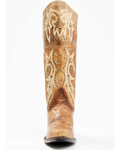 Image #4 - Dan Post Women's Forsaken Western Boots - Snip Toe, Brown, hi-res
