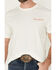 Image #4 - Wrangler Men's Boot Barn Exclusive Roping Logo Short Sleeve Graphic T-Shirt, Off White, hi-res