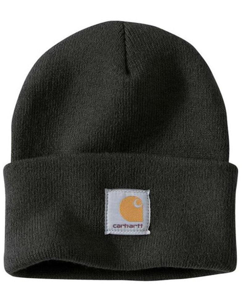 Carhartt Men's Carhartt Brown Watch Hat, Black, hi-res