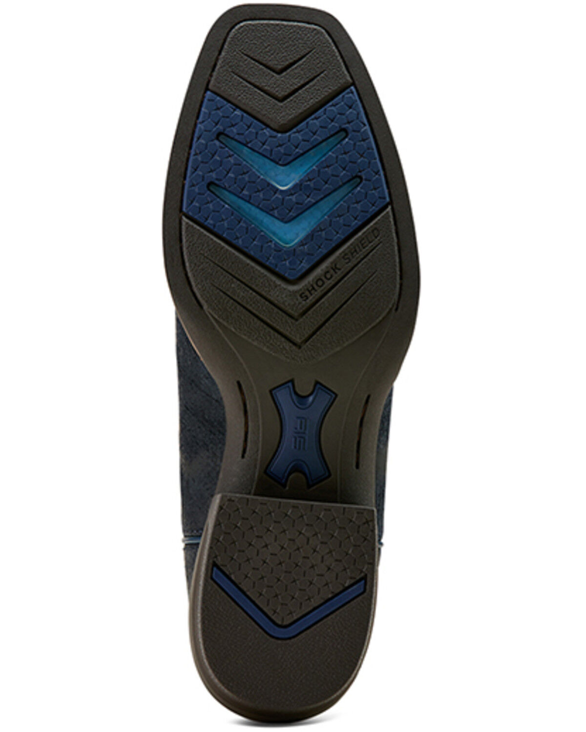 Image #5 - Ariat Men's Hustler Western Boots - Square Toe, Dark Blue, hi-res