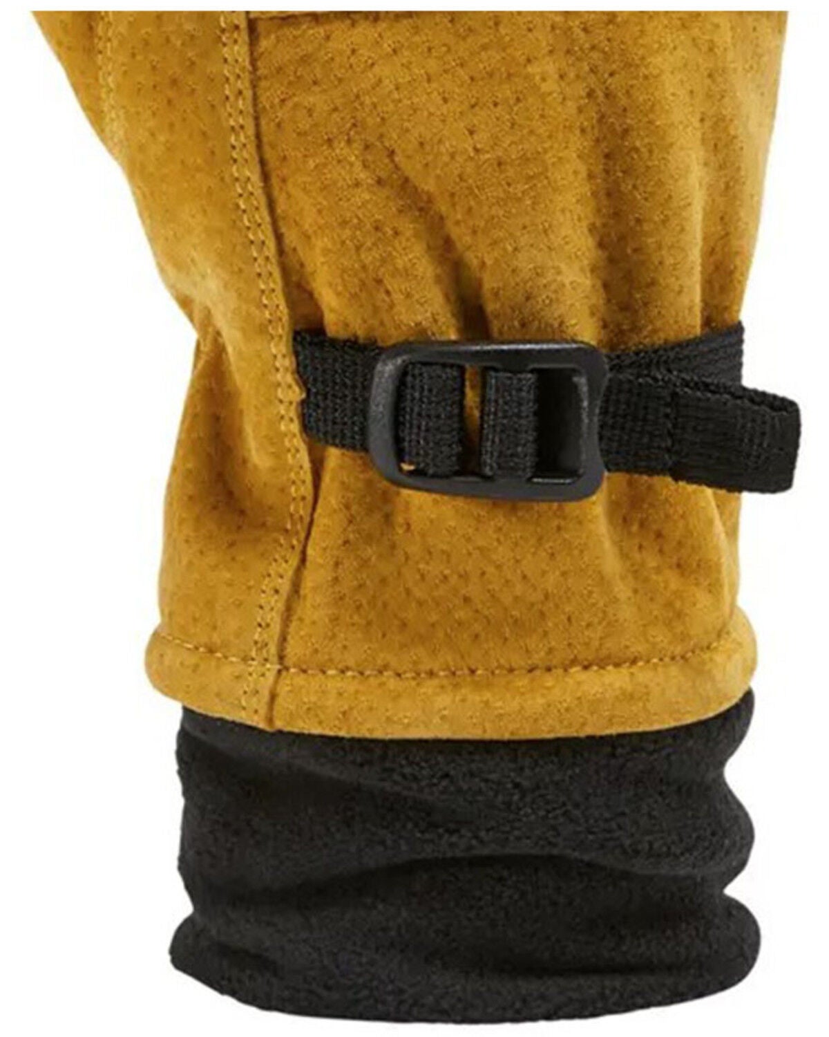 Image #2 - Carhartt Sherpa-Lined Leather Gloves, Brown, hi-res