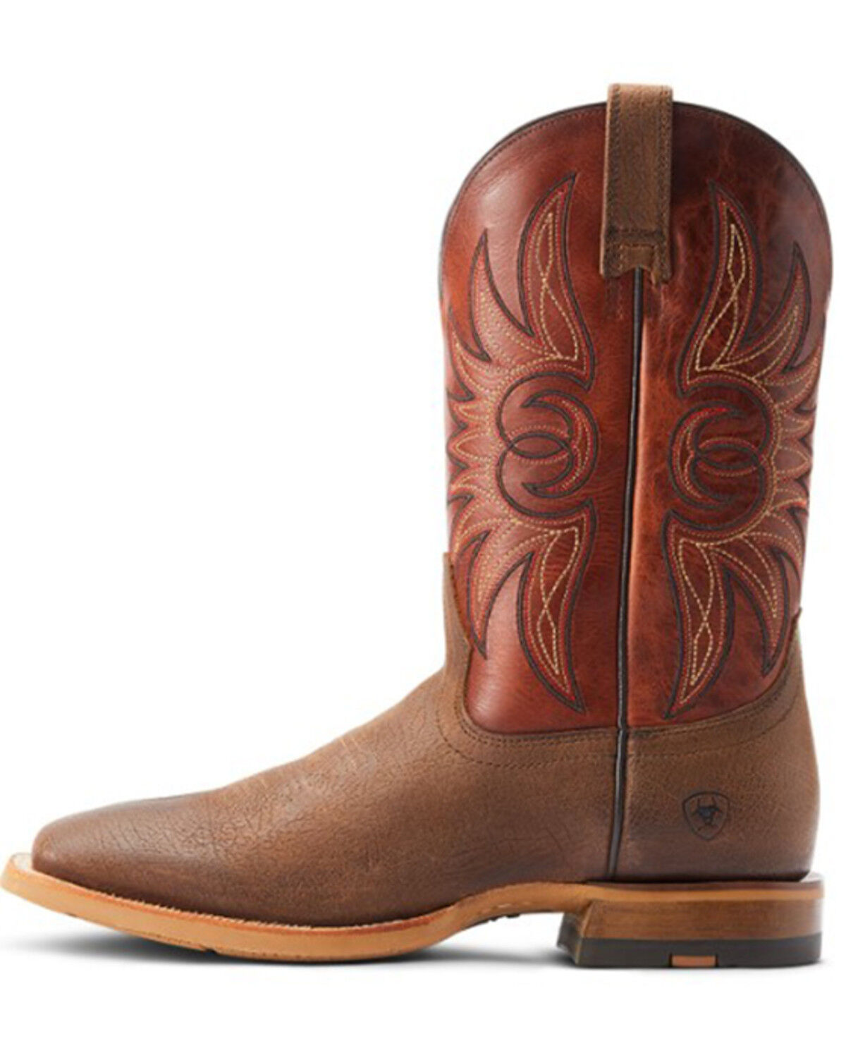 Image #2 - Ariat Men's Arena Winner Western Performance Boots - Broad Square Toe, Brown, hi-res