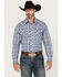 Image #1 - Wrangler Retro Men's Plaid Print Long Sleeve Snap Western Shirt, , hi-res