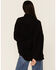 Skies Are Blue Women's Textured Shadow Stripe Drapey Shirt, Black, hi-res