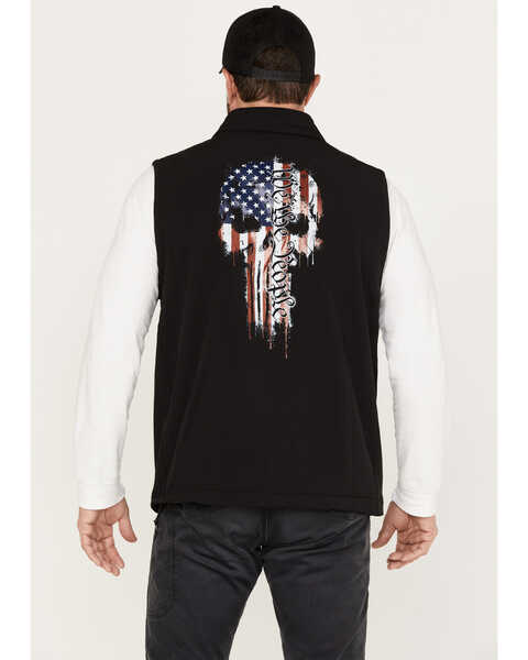 Image #3 - Howitzer Men's We Skull Bonded Vest, Black, hi-res